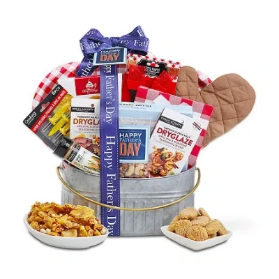 Alder Creek Father's Day Bbq Gift Basket In Multi