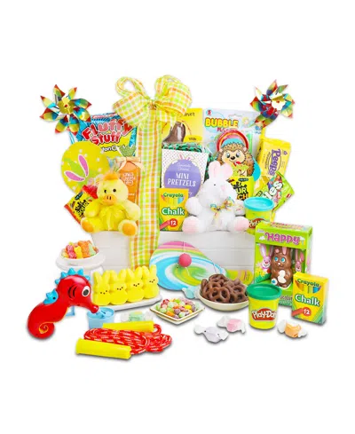 Alder Creek Gift Baskets Bunny And Friends Spring Crate, 18 Pieces In No Color