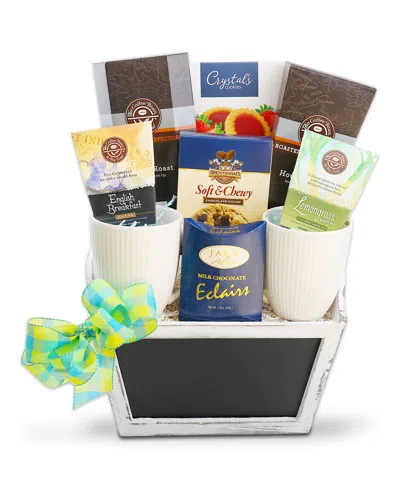 Alder Creek Gift Baskets Coffee Bean Tea Leaf Signature Blend Gift Basket, 9 Piece In Multi
