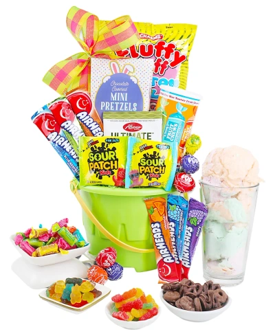 Alder Creek Gift Baskets Easter Sunshine Sand Pail, 7 Pieces In No Color