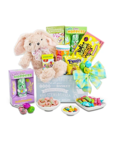 Alder Creek Gift Baskets Eggstravagent Easter Crate Blue, 9 Pieces In No Color