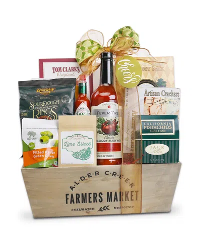 Alder Creek Gift Baskets Holiday Farmer's Market Bloody Mary Gift, 8-pc. In Transparent