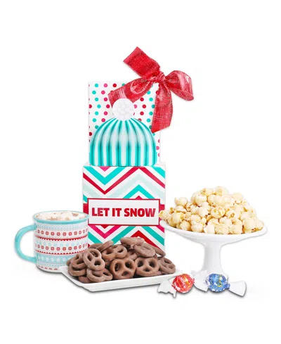 Alder Creek Gift Baskets Let It Snow Tower, 5 Piece In No Color