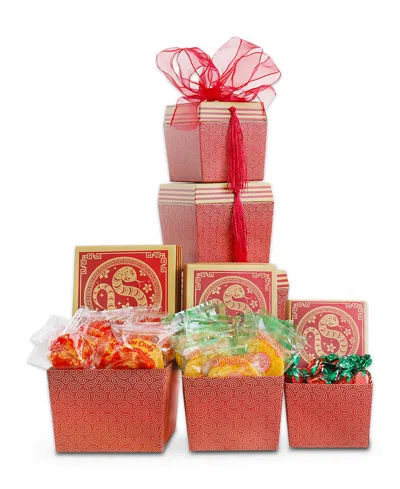 Alder Creek Gift Baskets Lunar New Year Gift Tower, 4 Items In No Color