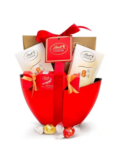 Alder Creek Gift Baskets Valentine's Day Lindt Chocolate Gift Basket, 13-pc. In Transparent