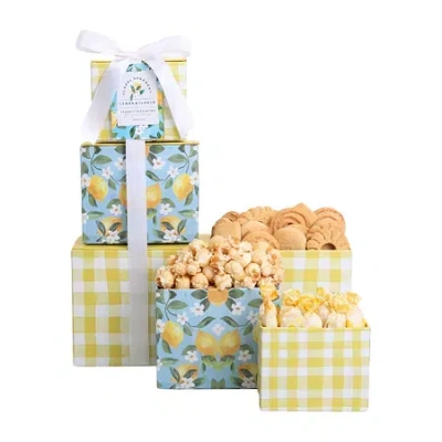 Alder Creek Lemon Twist 3-high Tower Easter Food Set In Multi
