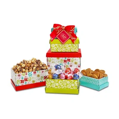Alder Creek Lindt Springtime Collection Tower Chocolate Gift Set In Multi