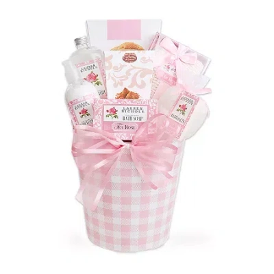 Alder Creek Rose Spa & French Truffles Gift Food Set In Multi