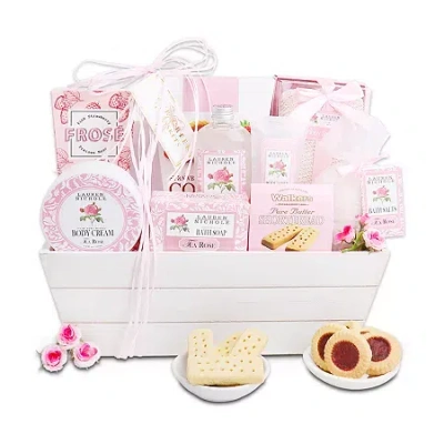 Alder Creek Roses For Relaxation Valentines Day Food Set In Multi