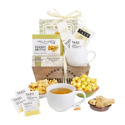 Alder Creek Serenity Tea Crate Food Set In Multi