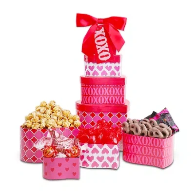 Alder Creek Valentine's Day Tower Of Love Food Set In Multi