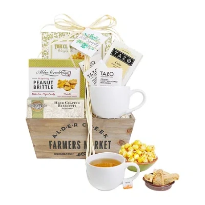 Alder Creek With Sympathy Serenity Tea Crate Food Set In Multi