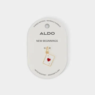 Aldo Aceofheartss In Red In Gold