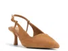 Aldo Adan Pointed Toe Slingback Pump In Brown