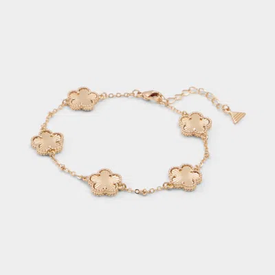 Aldo Adelline In Gold In Burgundy