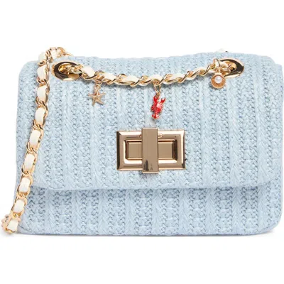 Aldo Adwiegan Woven Crossbody Bag In Blue