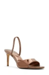 Aldo Womens Solid Man Made Slingback Heels In Bronze