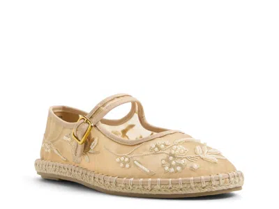 Aldo Alissie Mesh Ballet Flat In Nude