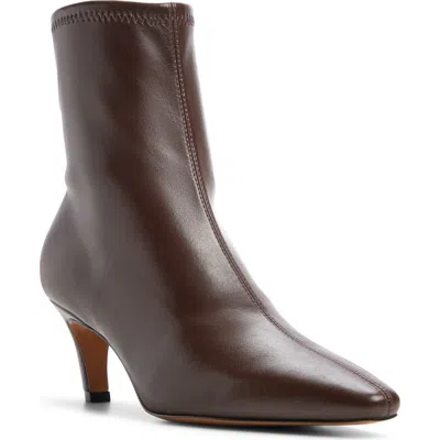 Aldo Alyonna Faux Leather Bootie In Brown