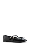 Aldo Amberlee Sequin Mary Jane Flat In Black Textured