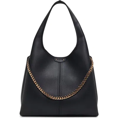 Aldo Ambrosia Faux Leather Shoulder Bag In Black