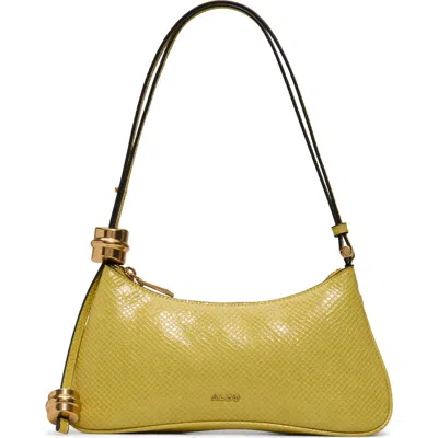 Aldo Amelliee Faux Leather Shoulder Bag In Yellow