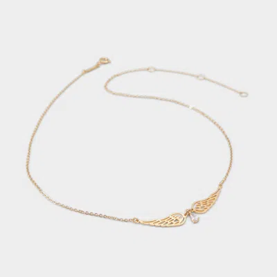 Aldo Angelwings In Gold/clear Multi