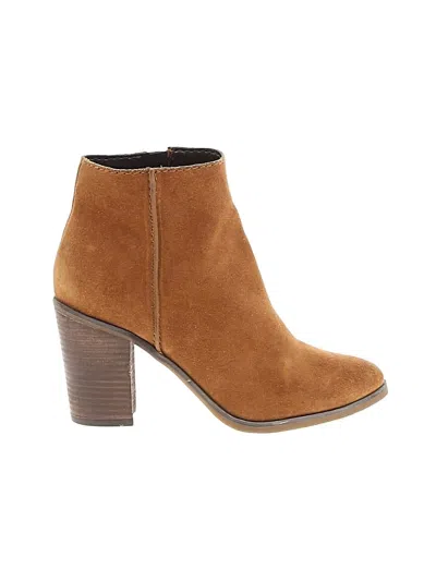 Pre-owned Aldo Ankle Boots In Brown