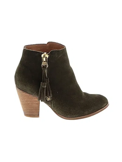 Pre-owned Aldo Ankle Boots In Green