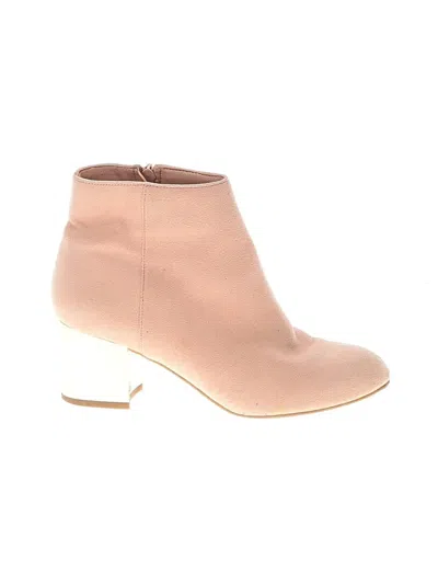 Pre-owned Aldo Ankle Boots In Pink