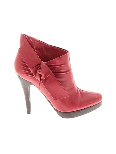 Pre-owned Aldo Ankle Boots In Red
