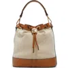 Aldo Annalany Medium Bucket Bag In Tan