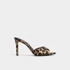 Aldo Anniebrilden In Brown Multi In Animal Print