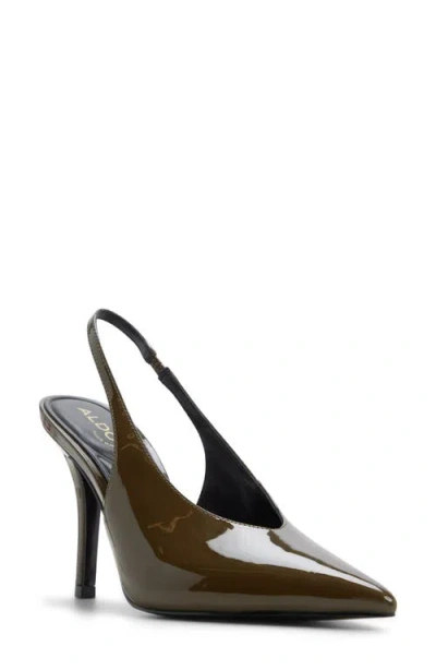 Aldo Arianell Slingback Pointed Toe Pump In Green