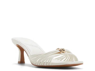 Aldo Arianna Slide Sandal In White