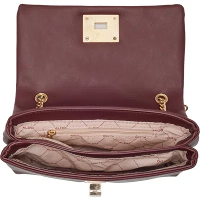 Aldo Ariladan Flap Crossbody Bag In Bordo