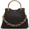 Aldo Arrayan Faux Leather Satchel In Black