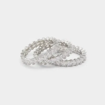 Aldo Aschianamini In Silver/clear Multi In Gold