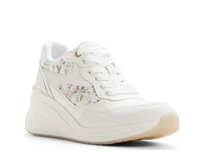 Aldo Asiejan Wedge Sneaker In White