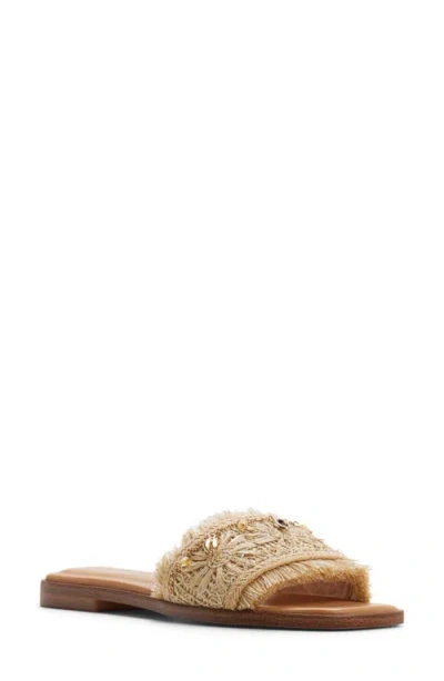 Aldo Aurana Embellished Slide Sandal In Multi