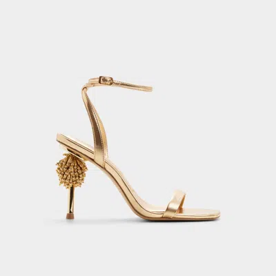 Aldo Aurorar Ankle Strap Sandal In Gold