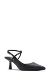 Aldo Axelle Ankle Strap Pointed Toe Pump In Black