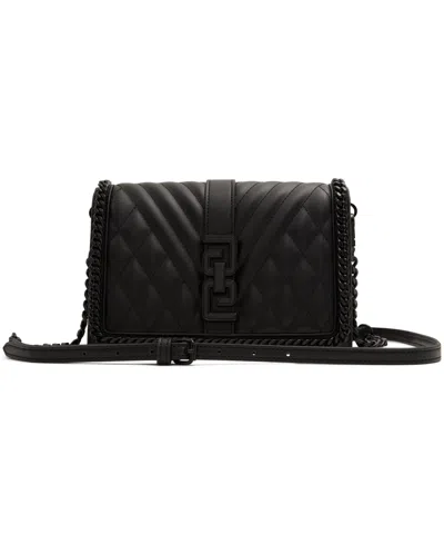 Aldo Baussey Synthetic Medium Cross Body Bag In Black