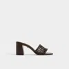 Aldo Beachdate In Dark Brown In Brown