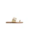 Aldo Beachwalk Slide Sandal In Gold