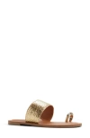 Aldo Beachwalk Slide Sandal In Gold