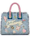 Aldo Beachyx Small Satchel Bag In Denim
