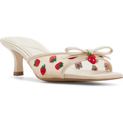 Aldo Begoniaa Kitten Heel Slide Sandal In Neutral