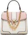 Aldo Bernius Top Handle Mini Handbag In White,light Pink