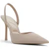 Aldo Berolden Slingback Pointed Toe Pump In Light Brown
